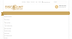 Desktop Screenshot of discountbeautydepot.com